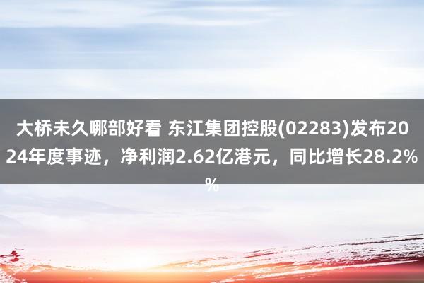 大桥未久哪部好看 东江集团控股(02283)发布2024年度事迹，净利润2.62亿港元，同比增长28.2%