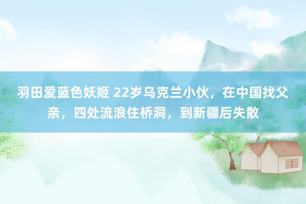 羽田爱蓝色妖姬 22岁乌克兰小伙，在中国找父亲，四处流浪住桥洞，到新疆后失散