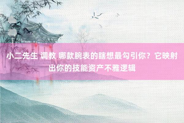 小二先生 调教 哪款腕表的瞎想最勾引你？它映射出你的技能资产不雅逻辑