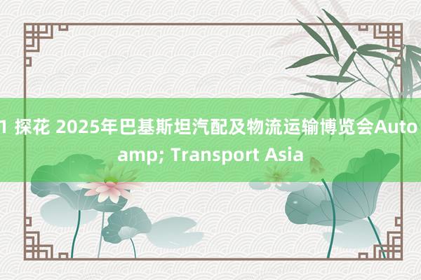 91 探花 2025年巴基斯坦汽配及物流运输博览会Auto & Transport Asia