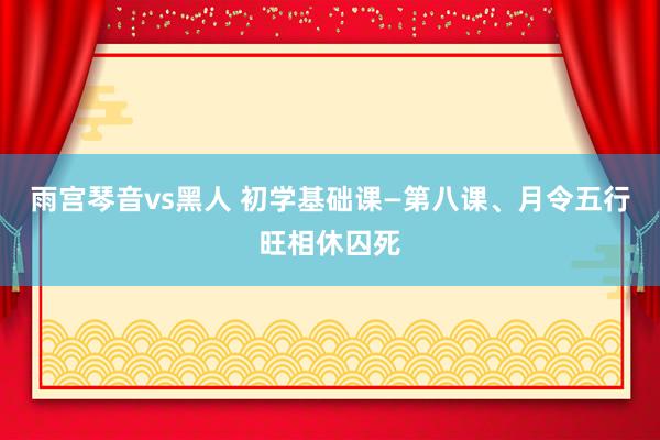 雨宫琴音vs黑人 初学基础课—第八课、月令五行旺相休囚死